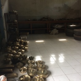 The storage room for all the gongs